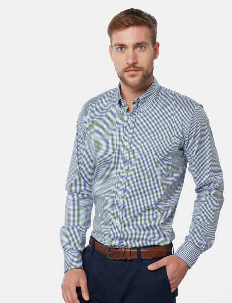 CAMISA SPORT A CUADROS Verde