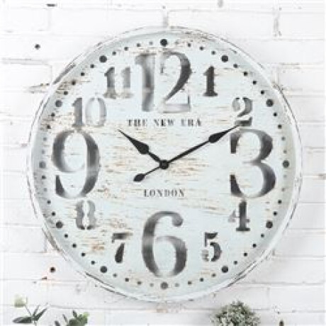 Reloj de Pared en Hierro 60dx6cm Black and White Reloj de Pared en Hierro 60dx6cm Black and White