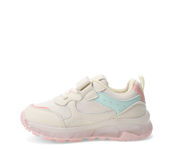 Championes de Niña MINI Miss Carol CRIBB con velcro Beige