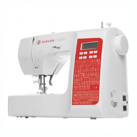 Máquina de Coser Portátil SINGER SC220-RD 750 Puntadas/min - Blanca Máquina de Coser Portátil SINGER SC220-RD 750 Puntadas/min - Blanca