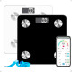 Balanza Smart Con App Para Celular Compatible con Google Fit Apple Health Negro