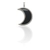 Dije Colgante Luna-Plata 925-Onix-CP4165 conpiedra