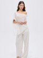 Poncho Frial Marfil / Off White