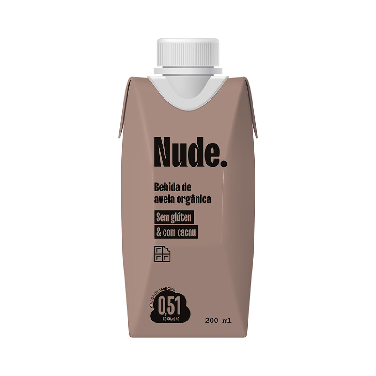 LECHE DE AVENA Y CACAO NUDE 200M 