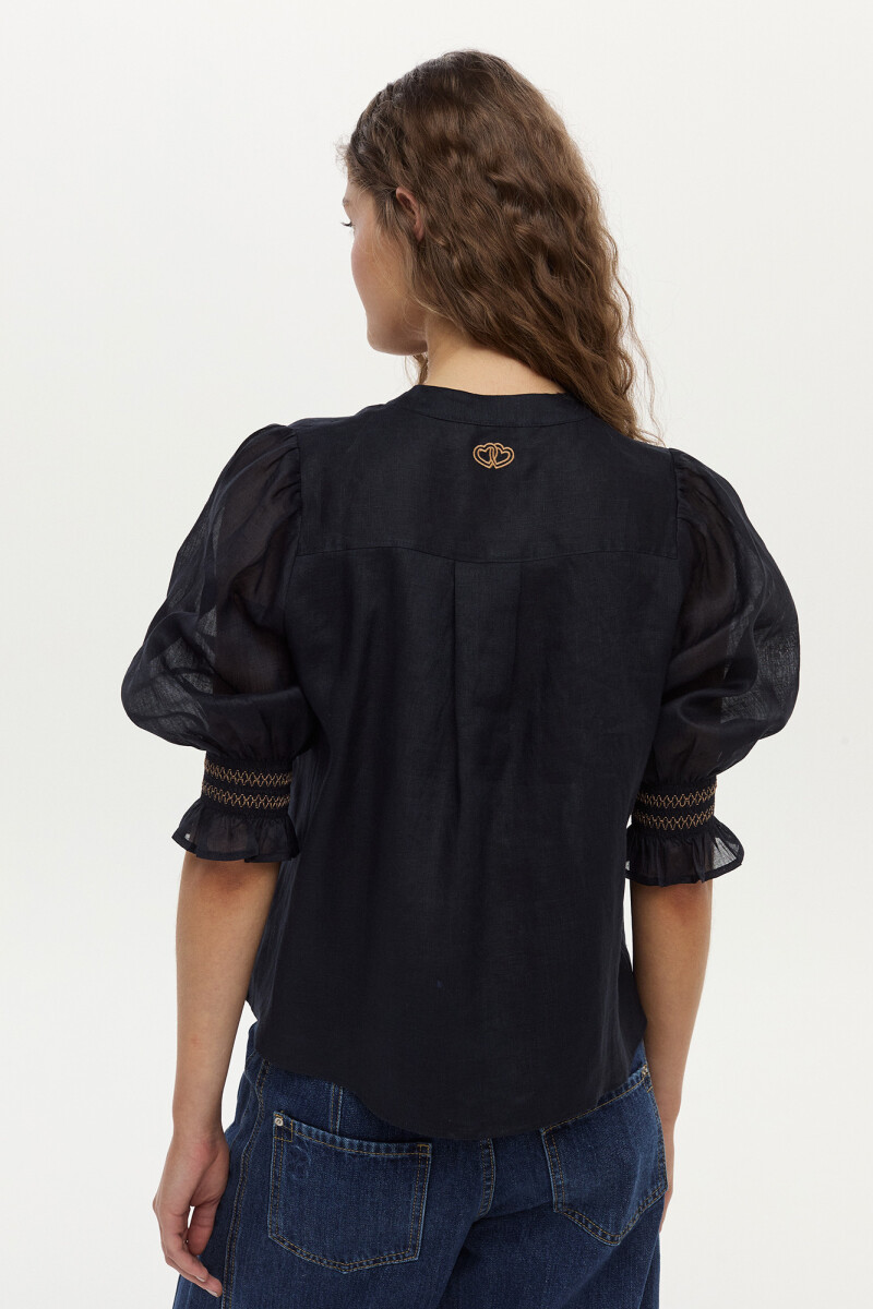 Blusa Jane Azul Marino