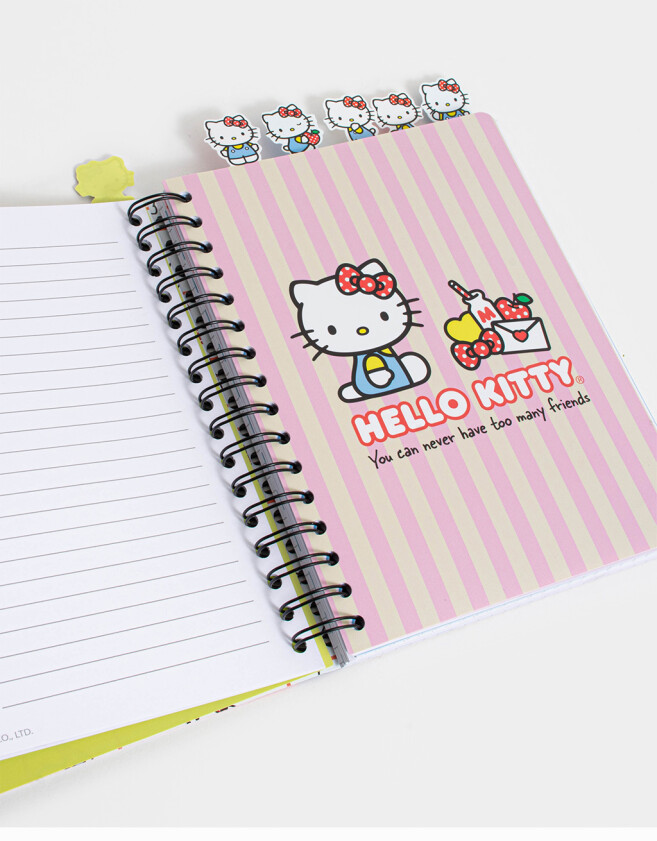 Anotadores Cuadernos y Memos Licencias Cuaderno A5 "hello Kitty" - Rojo Medio