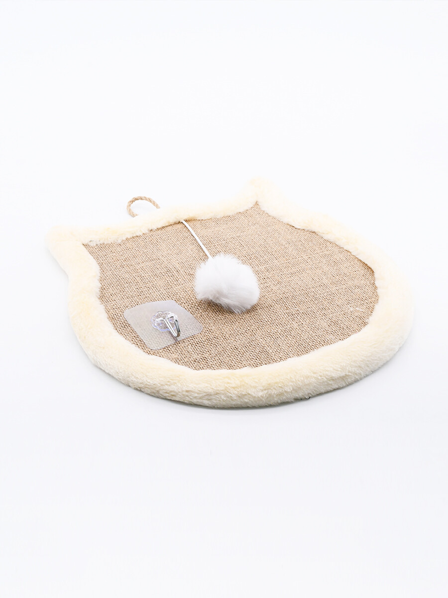 RASCASDOR FORMA CARA GATO - MARRON 