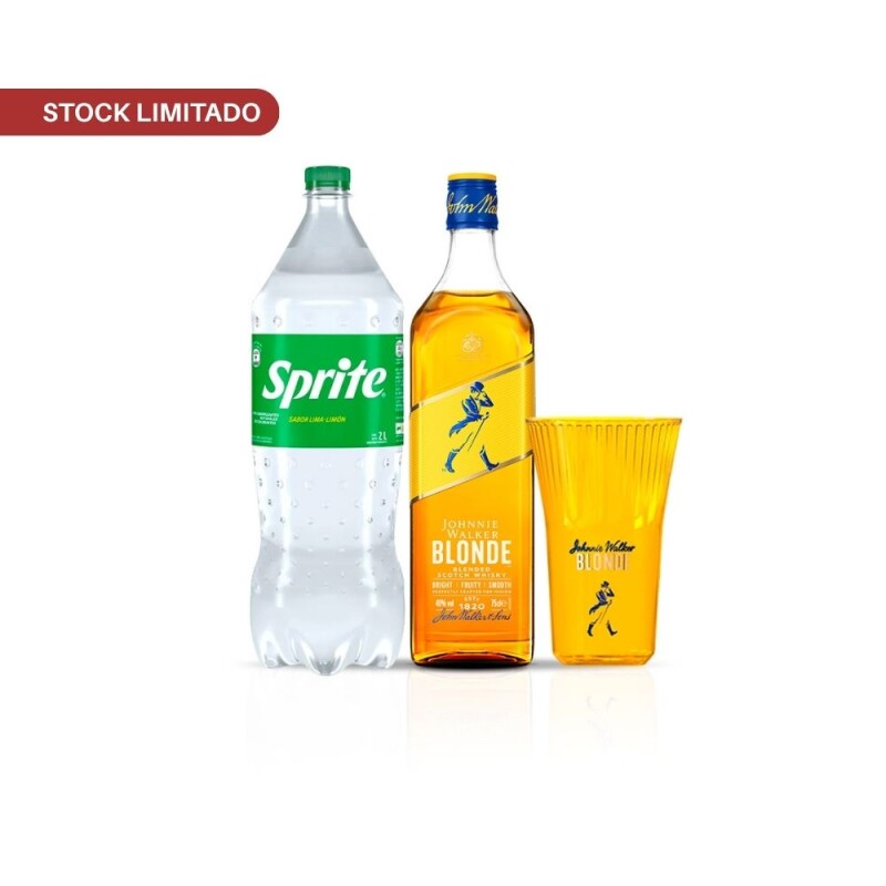 Combo Johnnie & Lemon + vaso de regalo Combo Johnnie & Lemon + vaso de regalo
