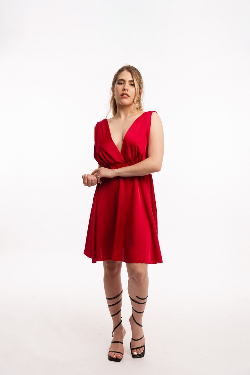 Vestido Marbel - Rojo 