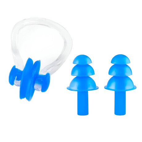 Set Tapones Oído + Clip Nasal Natación Silicona Suave Nat003100