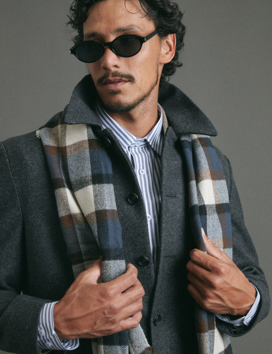 300261 SOBRETODO HARRINGTON SELECT Gris Oscuro