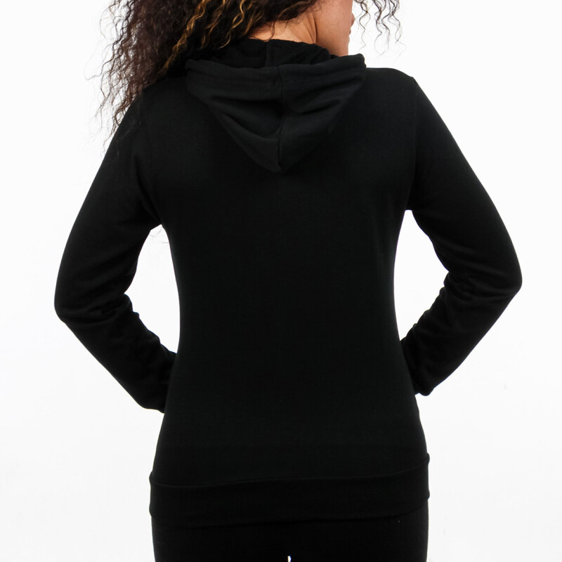 LOTTO MUJER CANGURO CON CIERRE - NEGRO Negro