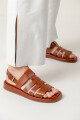 Sandalia afrodita Cognac