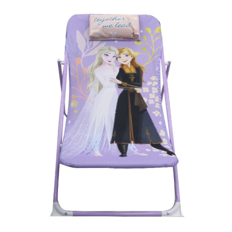 Silla Reposera Frozen 3 Niveles Y Broche Seguridad Lila