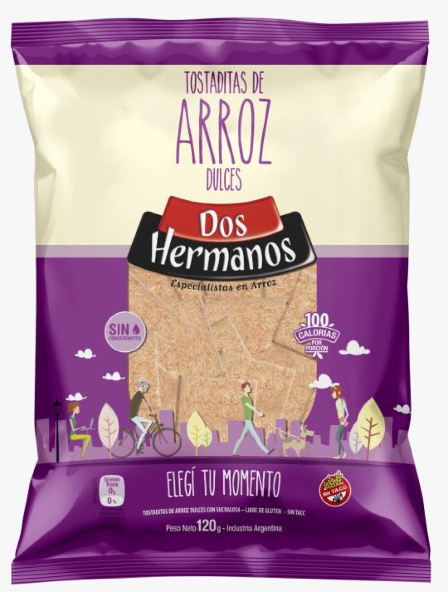 NAT-TOSTADAS DE ARROZ DULCE DOS HNOSX10 