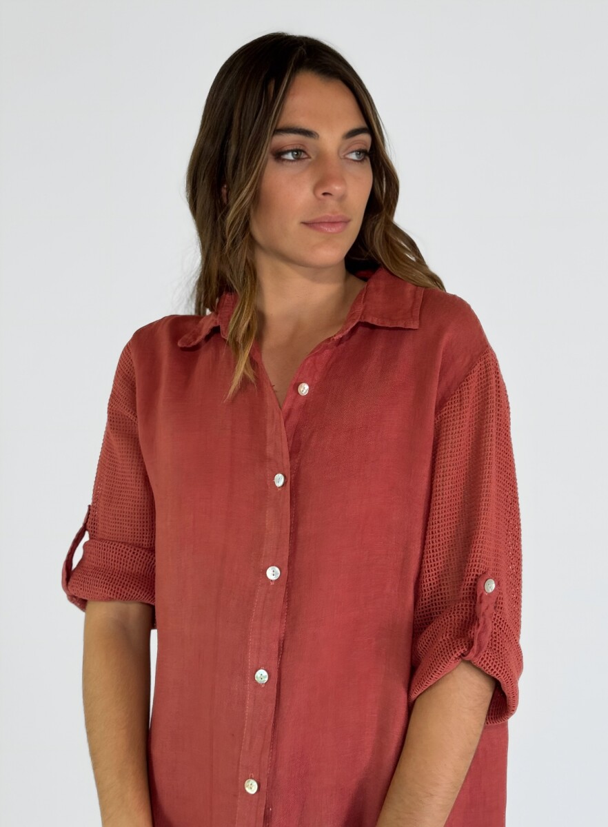 VESTIDO VENETO - LADRILLO 