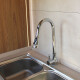 GRIFO DE COCINA DE MESADA 35MM CON EXTENSIBLE,CROMADA CROMO