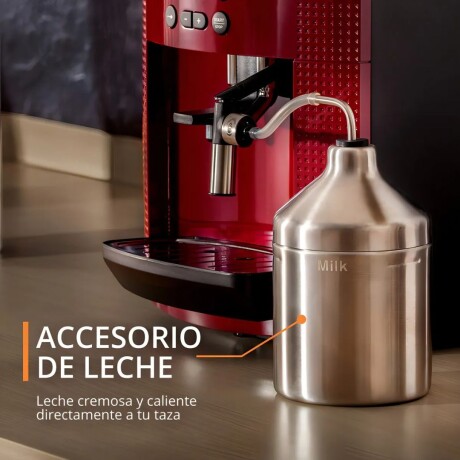 Cafetera Expreso Super Automática Krups | Incluye accesorio para leche | Color Rojo Cafetera Expreso Super Automática Krups | Incluye accesorio para leche | Color Rojo