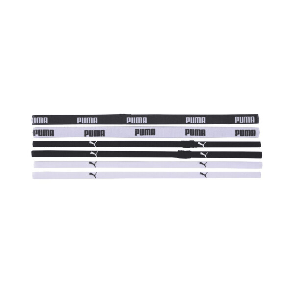 AT SPORTBANDS 6PCS - PUMA BLANCO/NEGRO