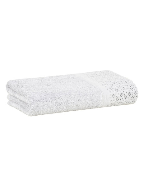 TOALLA ROSTRO APLIQUE LOVELY BUDDEMEYER - 500 G/M2 - 1831 / PLATA - 48X90 TOALLA ROSTRO APLIQUE LOVELY BUDDEMEYER - 500 G/M2 - 1831 / PLATA - 48X90