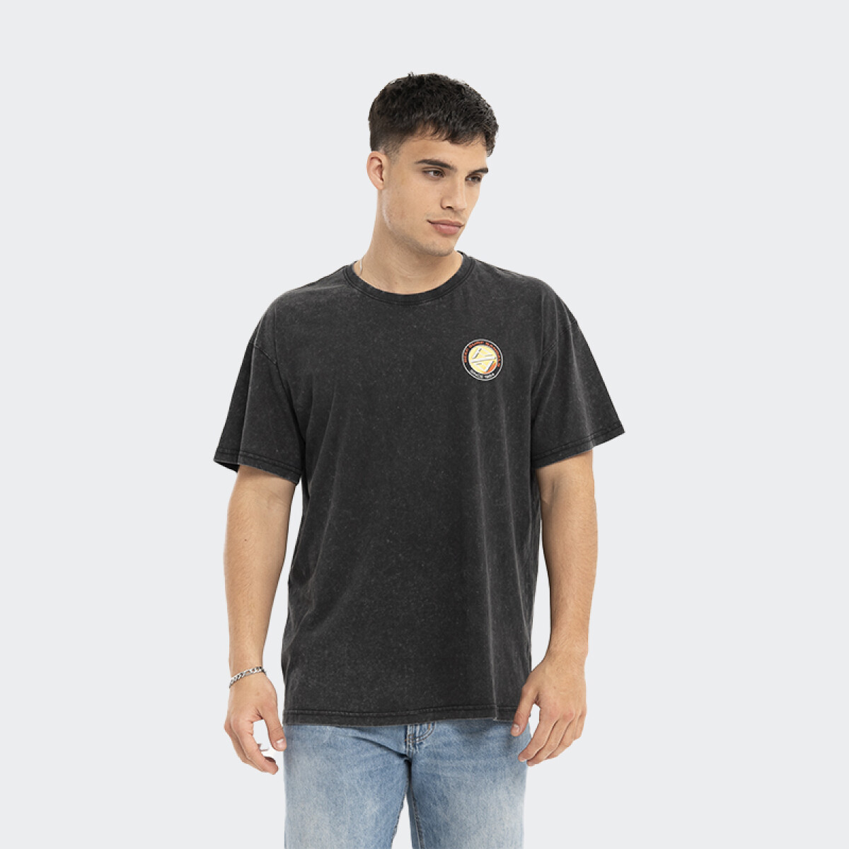 Remera Reef Oversize - Negro 