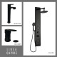 JUEGO DE GRIFERIA LAVATORIO ALTO PANEL DE DUCHA Y BIDET CON TRANSFERENCIA 000