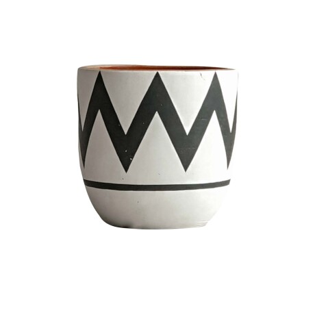 MACETA CERAMICA NEGRO MOZAMBIQUE II