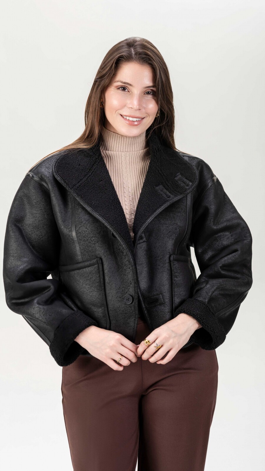 Campera Ludo Negro