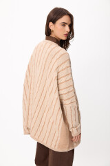 Sweater Lana Oceano Crudo/Camel