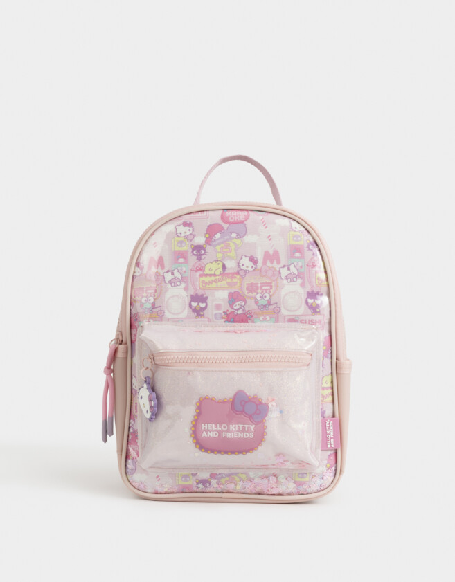 Mochilas y Carteras Infantiles Mochila Trasnparente "hello Kitty" - Combinacion Multicolor