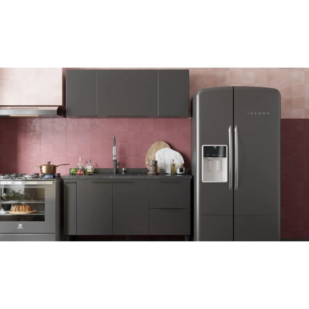 Mueble bajo mesada cocina Cisne 150cm negro Cozimax Mueble Bajo Mesada Cocina Cisne 150cm Negro Cozimax