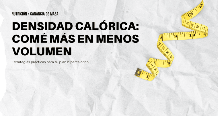 Cómo aumentar la densidad calórica