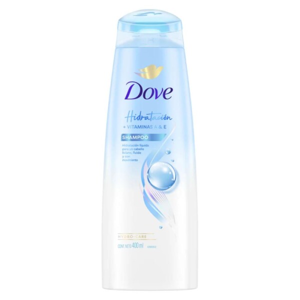 Shampoo Dove Hidratación + Vitaminas A & E 400 ml Shampoo Dove Hidratación + Vitaminas A & E 400 ml