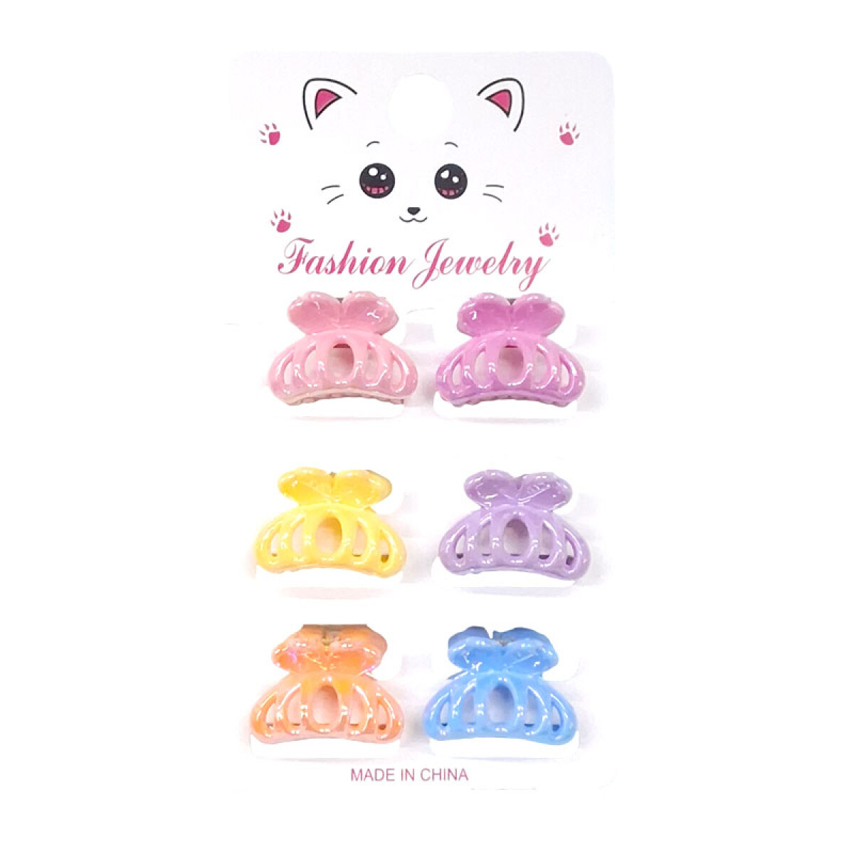 Broches pinzas de colores brillantes 6pcs - Broches Pinzas De Colores Brillantes 6pcs 