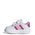 Championes de Niños Adidas Breaknet 2.0 Blanco - Fucsia - Rosa