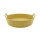 Ensaladera Selecta en cerámica con asas 30x29x9cm Amarillo