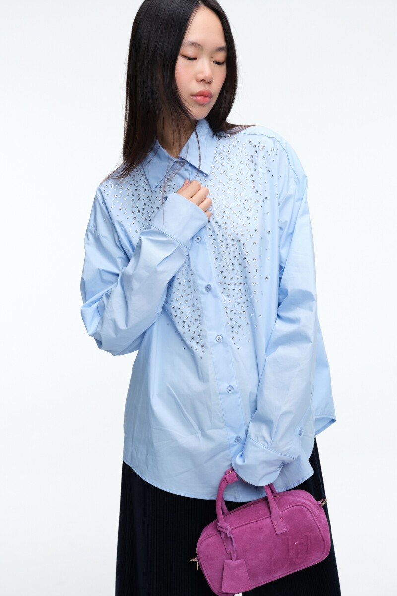CAMISA Celeste