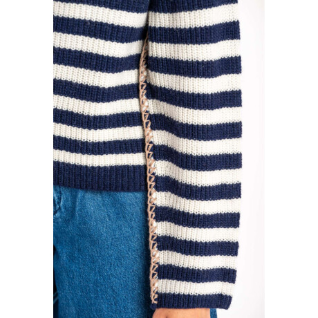 Sweater Rayado Negro