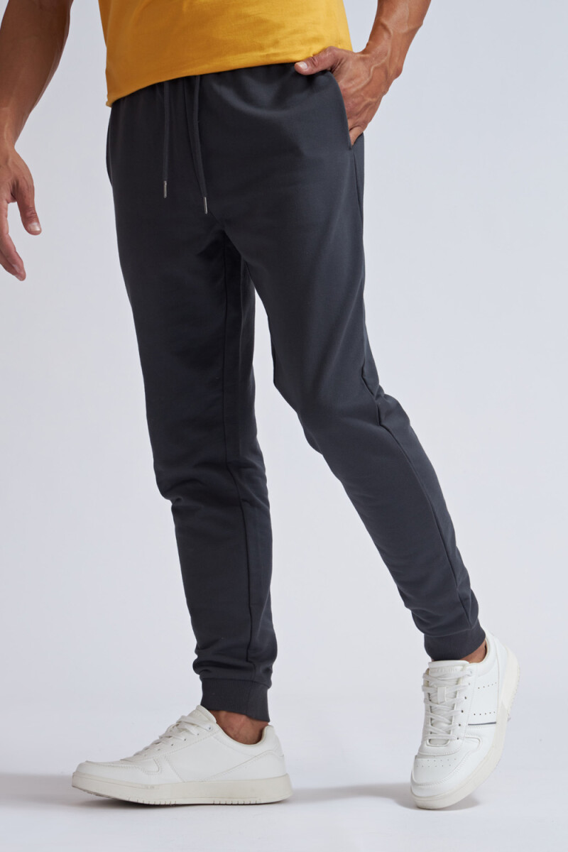 Pantalón deportivo Básico Gris Oscuro