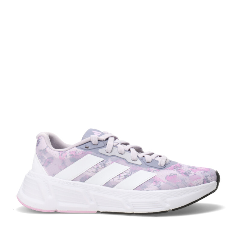 Championes de Mujer Adidas Questar 2 Bounce Gris - Lila - Blanco