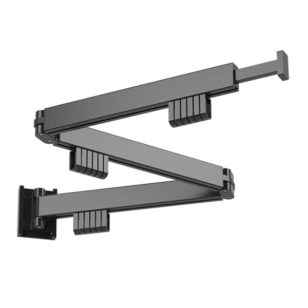 Tendedero Plegable Extensible Tender de Pared Ropa Balcon 1.20 metros IMBACK Color Negro Tendedero Plegable Extensible Tender de Pared Ropa Balcon 1.20 metros IMBACK Color Negro