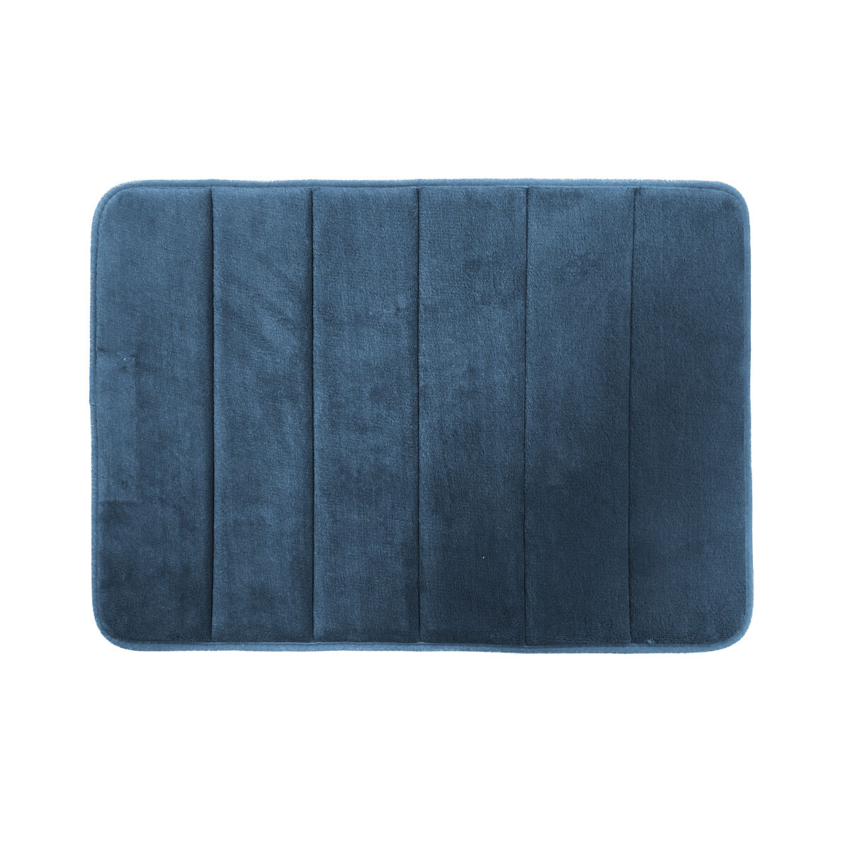 Alfombra Baño con Memoria Home Class Microfibra 43 x 61 cm - AZUL MARINO 