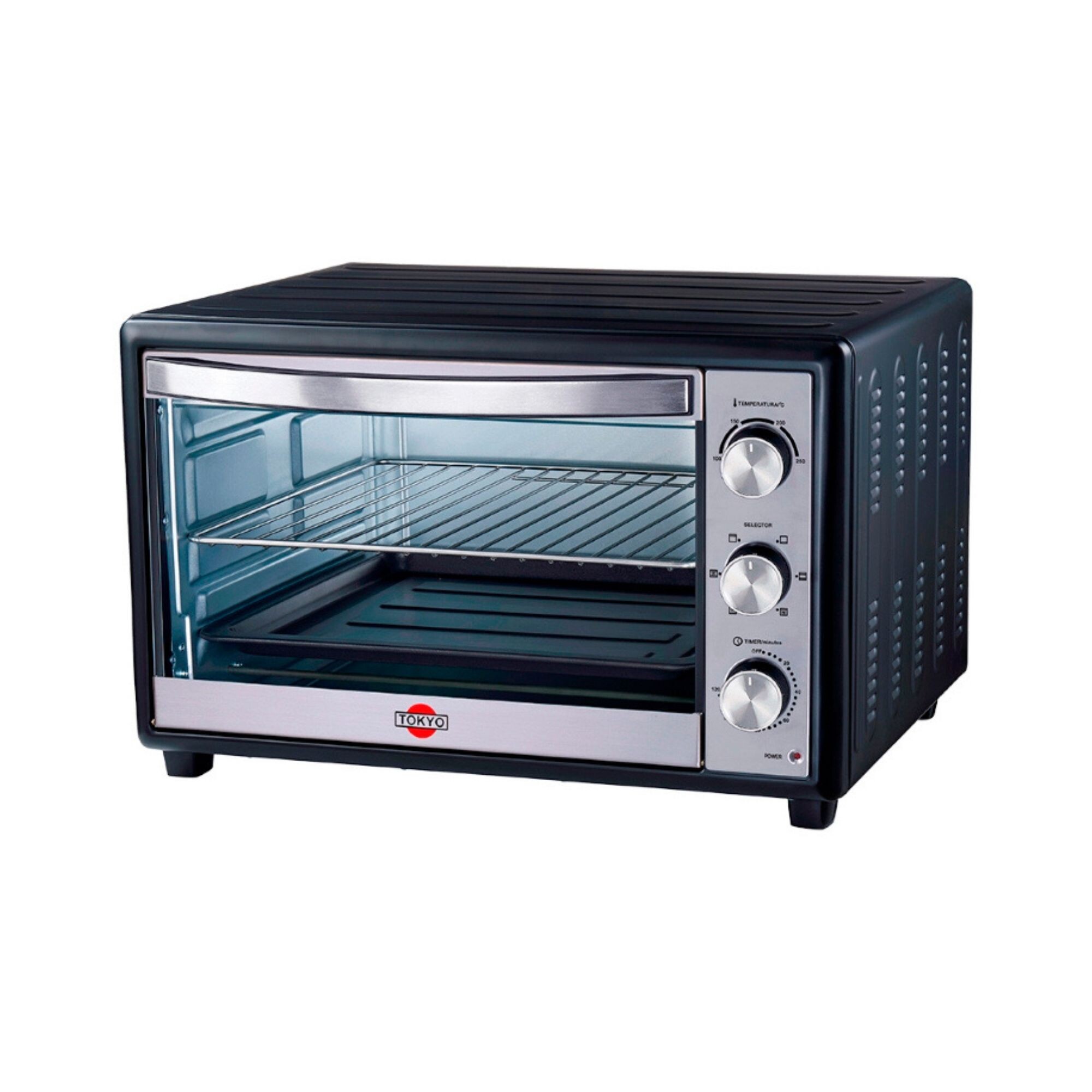 Horno Electrico Tokyo Listo Plus 66 Litros Negro