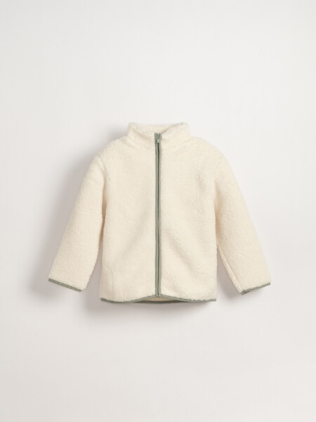 Campera de sherpa Crudo