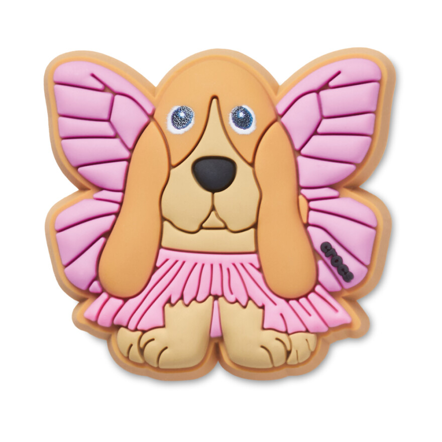 Jibbitz Basset Hound Fairy Multicolor