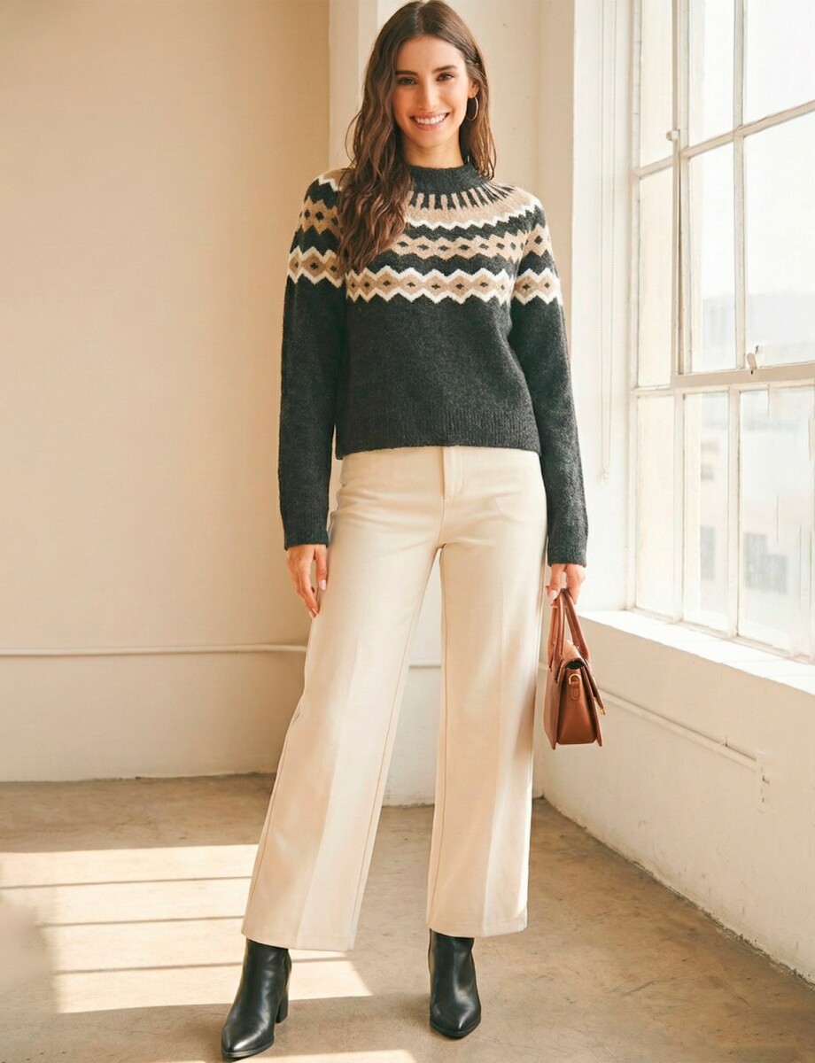 Buzo Nordic - Gris/multi 