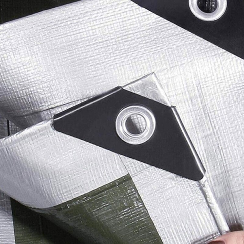 Lona 6x4 Impermeable con ojales VERDE