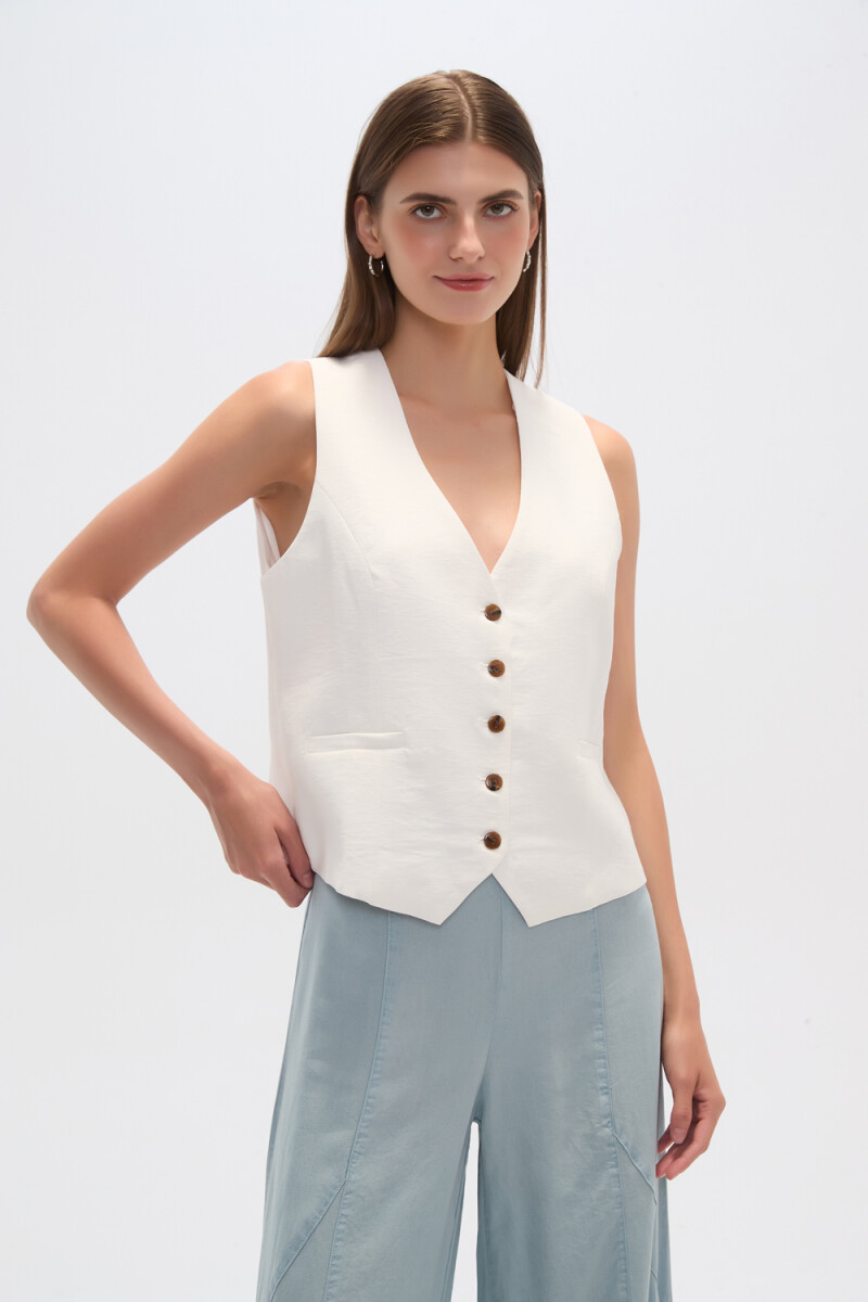 Chaleco Lupis - Marfil / Off White 