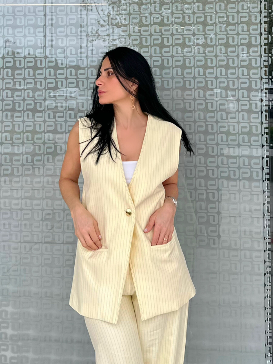 Chaleco Karla - Amarillo 