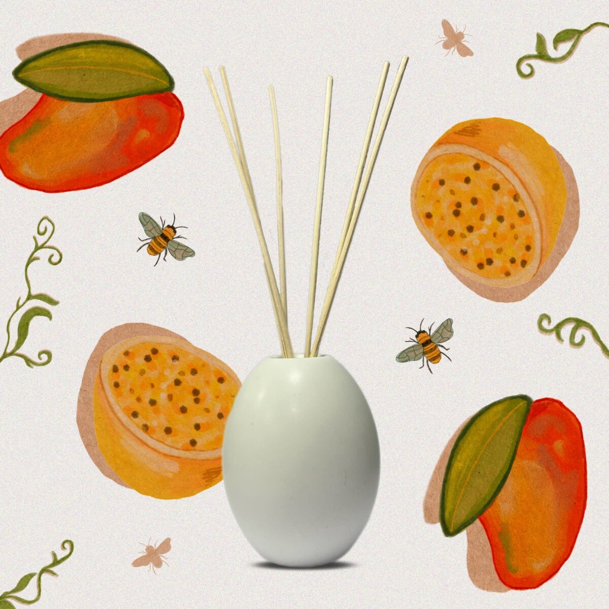 Difusor aromatizador de ambientes 100ml - Mango y maracuyá 